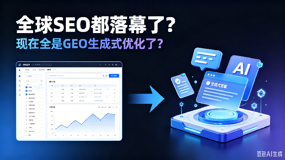 全球SEO都落幕了？现在全是GEO生成式优化了？