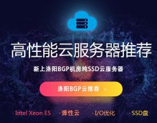 武荣网络：新上洛阳BGP机房纯SSD云服务器，2核/4G/80G/5Mbps/年付660元